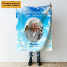 Custom Photo Personalized Fleece Blanket In Loving Memories Memorial Flannel Blanket Memorial Gifts