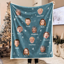 Custom Photo Family Christmas - Customized Personalized Blanket - Christmas Gift For Family