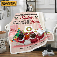 Personalized Custom Fleece Blanket Christmas Gift For Siblings And Best Friends Custom Flannel Blacket