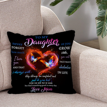 To My Daughter Gifts Pillow Cover Gift For Daughter Pillow