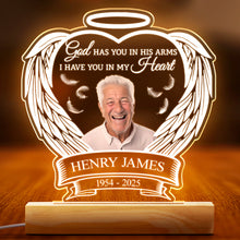 Custom Photo Your Light Will Always Shine - Customized Personalized 3D Led Light - Gift For Memorial Loss Family Gift