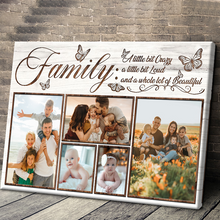 Family Photo Collage - Custom Photo Personalized Canvas Prints Gifts For Grandparents, Family