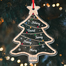 Wish You A Wonderful Christmas - Personalized Customized Ornament - Christmas Gifts For Family