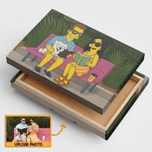 Simpsonize Family Photo - Turn Your Photo to Simpsons Canvas - Gift For Family Members, Siblings