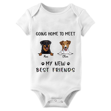 Going Home to Meet My New Best Friends - Personalized Custom Baby Onesie - Gift For Baby