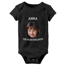 Custom Photo Baby Face Family Birthday Gift Personalized Custom Baby Onesie