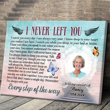 Custom Photo - Every Step With You - Personality Customized Canvas - Gift For Loss Memorial Gift