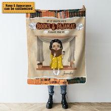 Personalized Custom Fleece Flannel Blanket Gifts For Book Lovers
