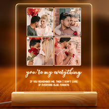 Custom Photo You're My Everything - Personalized Customized 3D LED Light - Gift For Couple, Anniversary