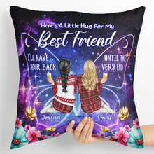 Here's A Little Hug For My Best Friend - Customized Personalized Pillow - Christmas Gift For Bestie Best Friend