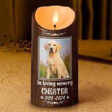 Best Friends Come Into Our Lives - Personalized Candle LED Light - Memorial Gift For Pet Lovers