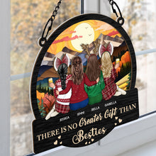 There Is No Greater Gift Than Besties - Personalized Window Suncatcher Ornament - Gift For Besties