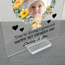 As Can Be The Best Dad - Customized Personality Acrylic Plaque - Gift For Dad Father's Day