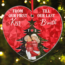 The Best Is Yet To Be - Customized Personalized Acrylic Ornament - Christmas Gift For Couple Husband Wife