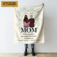 Personalized Custom Blanket Reminds You How Much We Love You Family Gifts Fleece Blanket For Mom