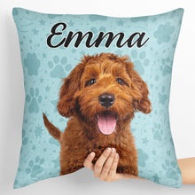 Custom Photo I Love My Dog - Dog & Cat Personalized Photo Pillow - Christmas Gift For Pet Owners, Pet Lovers