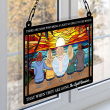 Our Love Is Always Worth Remembering - Personalized Acrylic Window Suncatcher Ornament - Gift For Family