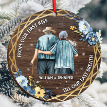 Annoying Each Other For Years - Personalized Wooden Cutout Ornament - Gift For Old Couple