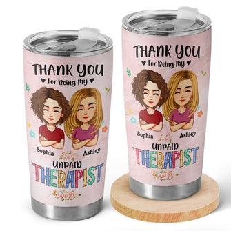 Thank You For Being My Friend - Customized Personality 20oz Tumbler - Gift For Bestie Friend