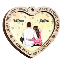 I Have Found Online - Customized Personalized 2-Layered Wooden Ornament - Gift For Couple Husband Wife