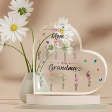 First Mom & Now Grandma - Personality Customized Acrylic Plaque - Mother's Day Gift