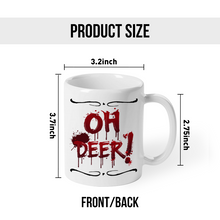 OH DEER Mug Funny Art  Mug  - Coffee Mug Gifts For Friend