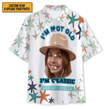 Custom Photo - Car Themed I'm Not Old I'm Classic Best of - Summer Hawaiian shirt - Personality Customized Hawaiian shirt