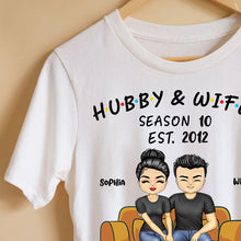 Hubby And Wifey Seasons Anniversary Gifts For Couple Personalized Custom T Shirt