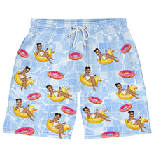 Custom Photo Funny Gift For Couple Personalized Custom Couple Beach Shorts