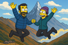 Simpsonize Your Photo - Turn Your Photo to Simpsons Canvas - Gift For Family Members, Siblings