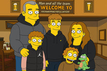 Simpsonize Your Photo - Turn Your Photo to Simpsons Canvas - Gift For Family Members, Siblings