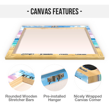 We're Always With You Family Memorial Gift Personalized Custom Framed Canvas Wall Art