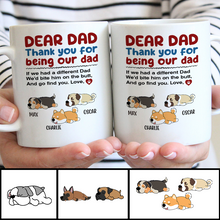 Bite The Butt - Personalized Custom Ceramic Mug Gift For Dog Dad, Dog Lovers