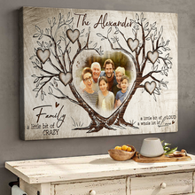 Family Where Life Begin Canvas - Personalized Customized Canvas - Gift For Family Members