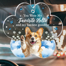 Custom Pet Photo I'll Carry You With Me - Customized Personalized Car Ornament - Memorial Gift For Pet Loss Memorial Dog Mom Dog Dad