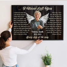 I Never Left You - Personalized Customized Canvas - Memorial Gift For Family Members