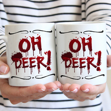 OH DEER Mug Funny Art  Mug  - Coffee Mug Gifts For Friend