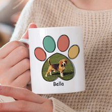 Custom Photo Best Dog Mom Ever  -  Personalized Custom Ceramic Mug Gift For Dog Lovers