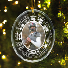 Game On - Personalized Glass Ornament - Christmas Gift For Sport Lovers, Sport Players