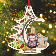 I'm Always With You - Customized Personalized Mirror Wooden Ornament - Memorial Gift For Per Dog Cat Lover