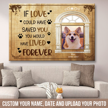 Custom Photo Personalized Canvas Wall Art You Would Have Lived Forever Gift The Moment That You Left Me