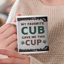 My Favorite Cub - Personalized Custom Ceramic Mug Gift For Papa