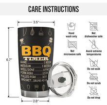 Dad's BBQ Timer - Personalized Tumbler Gifts For Father, Grandpa