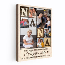 Custom Print with Nana Theme Personalized Customized Canvas - Perfect Family Gift for Nana