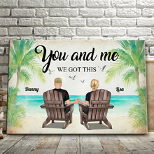 Summer Beach We Got This - Personality Customized Canvas - Gift For Couple Husband Wife