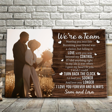 Custom Photo - Love You Longer - Personality Customized Canvas - Gift For Couple Husband Wife