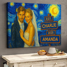 Starry Night Photo Theme For Loved One - Turn Your Moment Into An Art Piece - Anniversary Gift For Couple, Him, Her, Husband, Wife