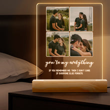 Custom Photo You're My Everything - Personalized Customized 3D LED Light - Gift For Couple, Anniversary