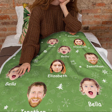 Custom Photo Family Christmas - Customized Personalized Blanket - Christmas Gift For Family