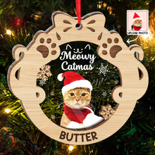 Meowy Catmas -  Personalized 2-Layered Mix Ornament - Gift For Pet Lovers, Cat Lovers